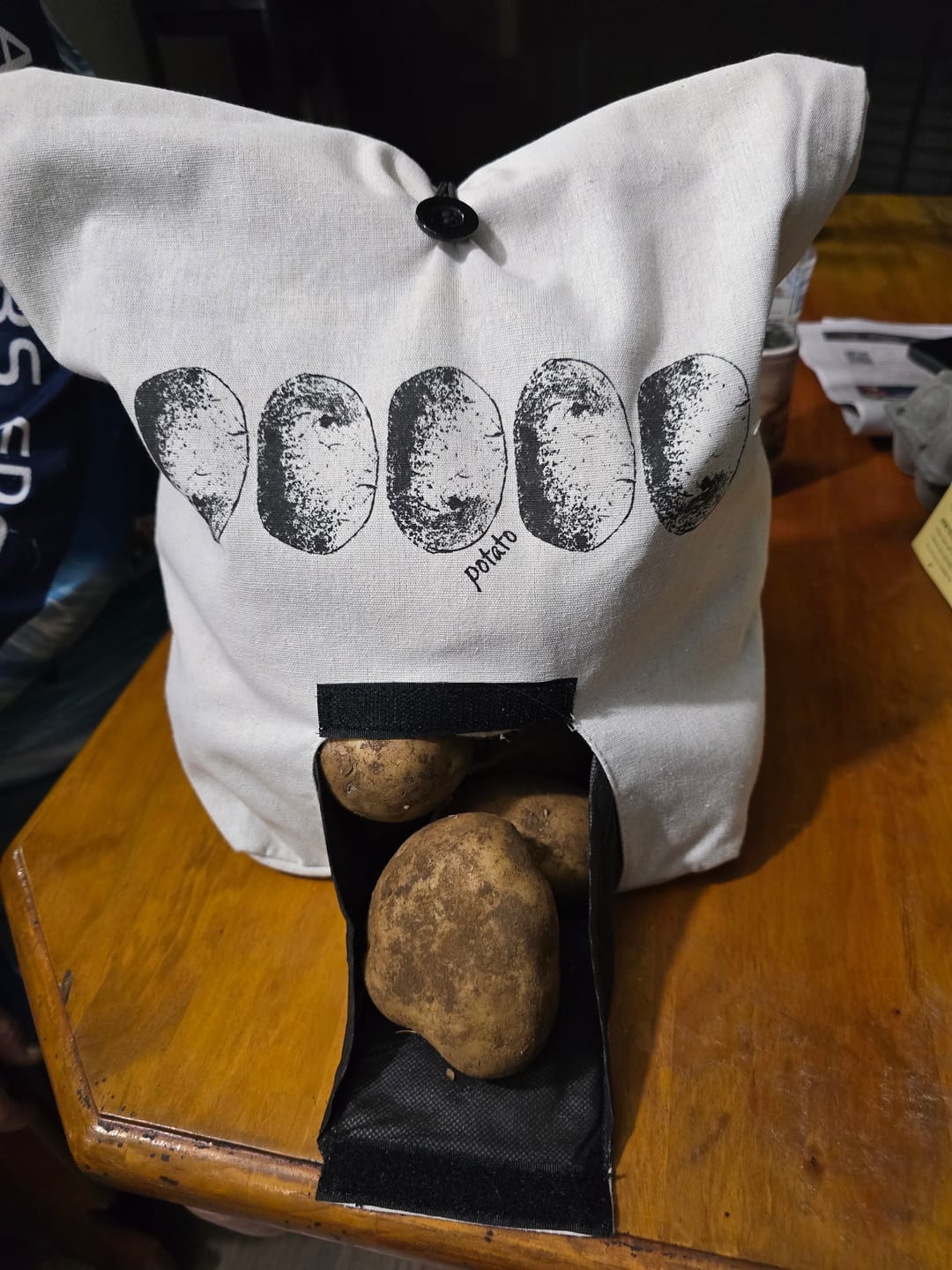 Customer photo review of Eco Basics Potato Bag