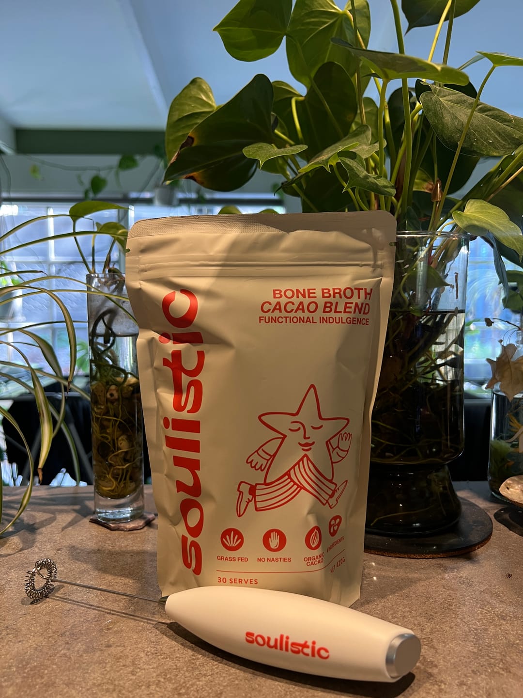 Customer photo review of Bone Broth Cacao Blend