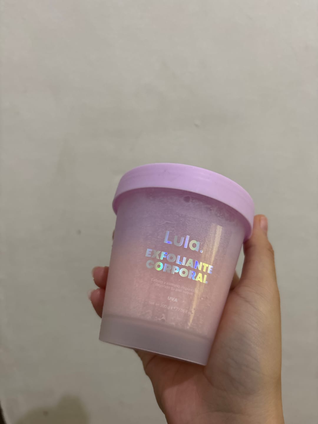 Customer photo review of Exfoliante Corporal