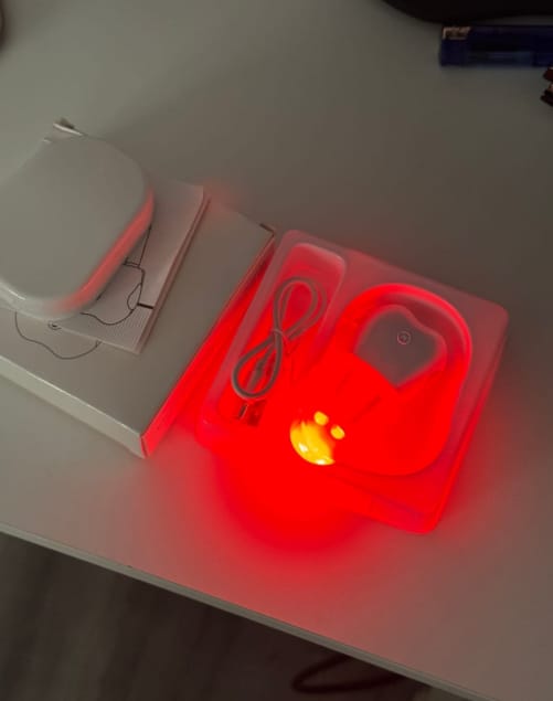 Customer photo review of Dispositivo nasal luz roja
