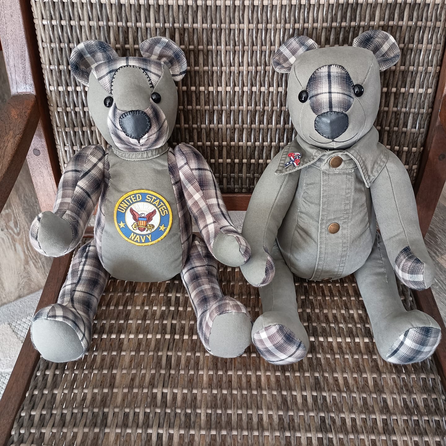 Customer photo review of Memory Bear FREE PATTERN