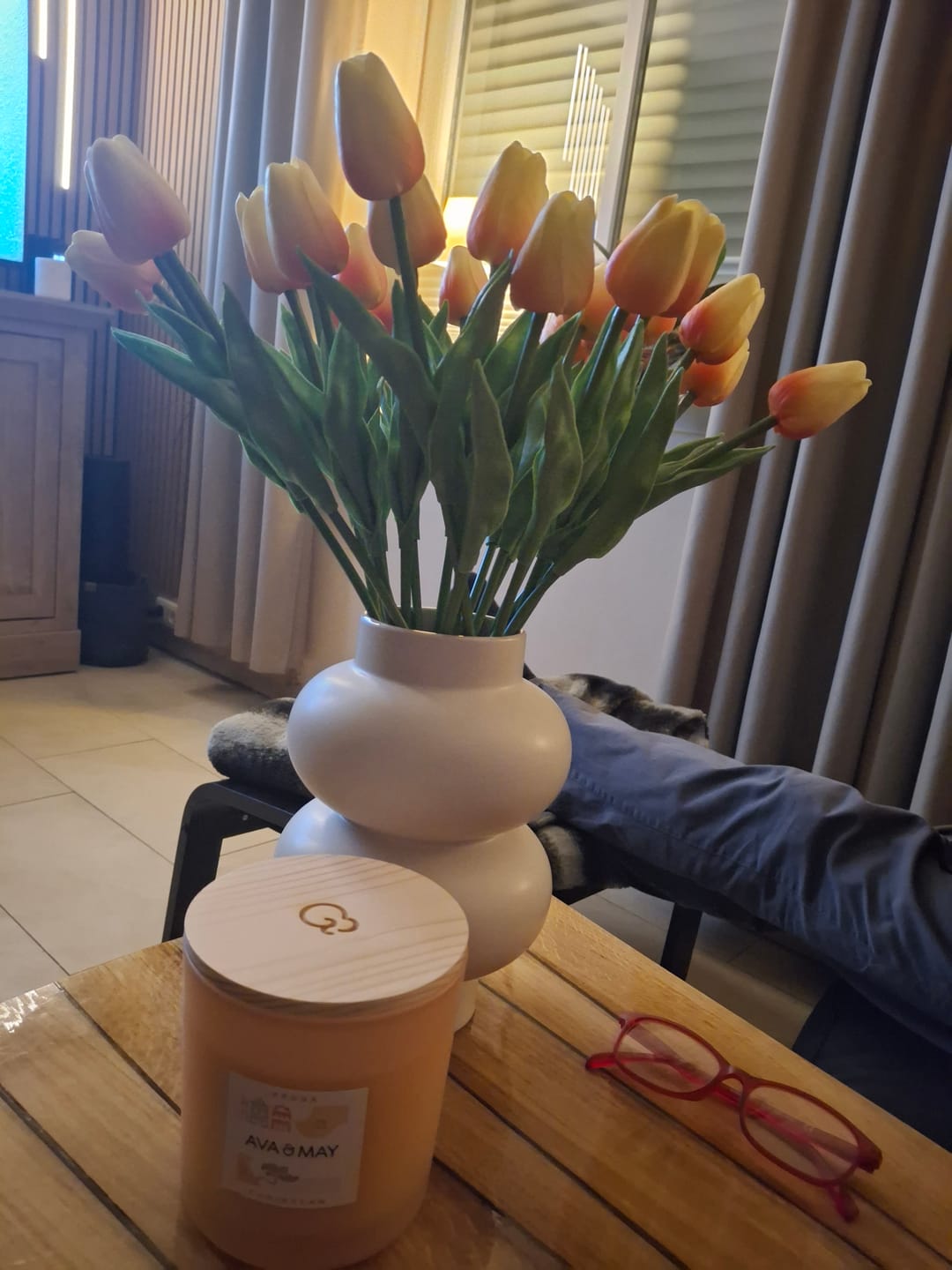Customer photo review of Tulpen Boeket - Peach (25 stengels)
