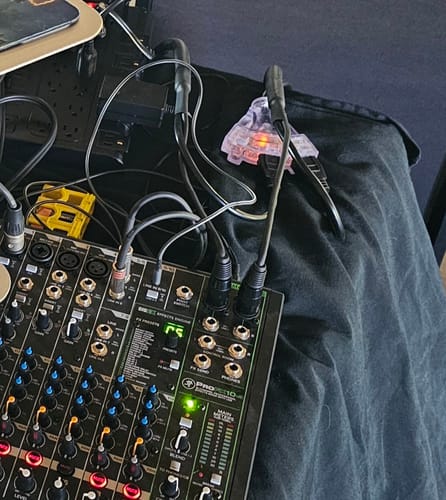 Customer photo review of Accu-Cable SKAC25, 16AWG Audio Data XLR and IEC Power Cable - 25 Ft