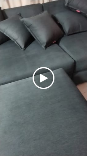 Customer video review of Rundy- Super Soft L Shape Modular Sofa