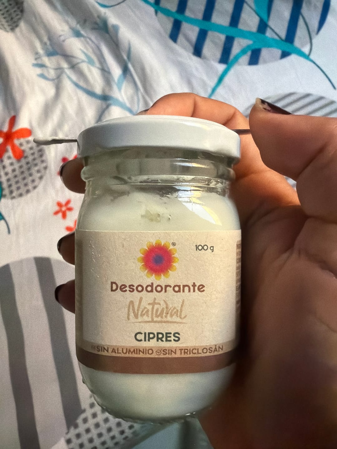 Customer photo review of Desodorante natural Gaia sin aluminio
