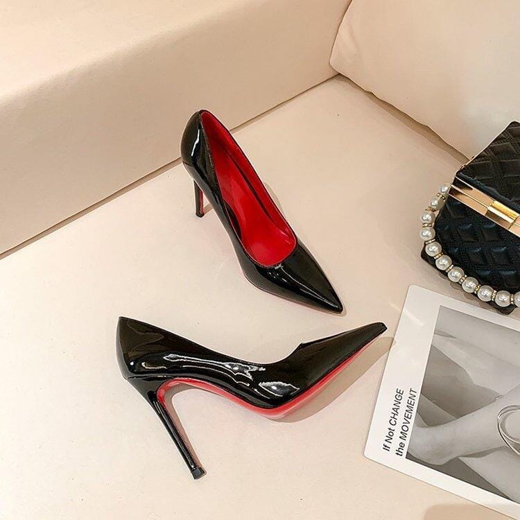 Customer photo review of Classic Louboutin Red Sole Pumps- Moderate