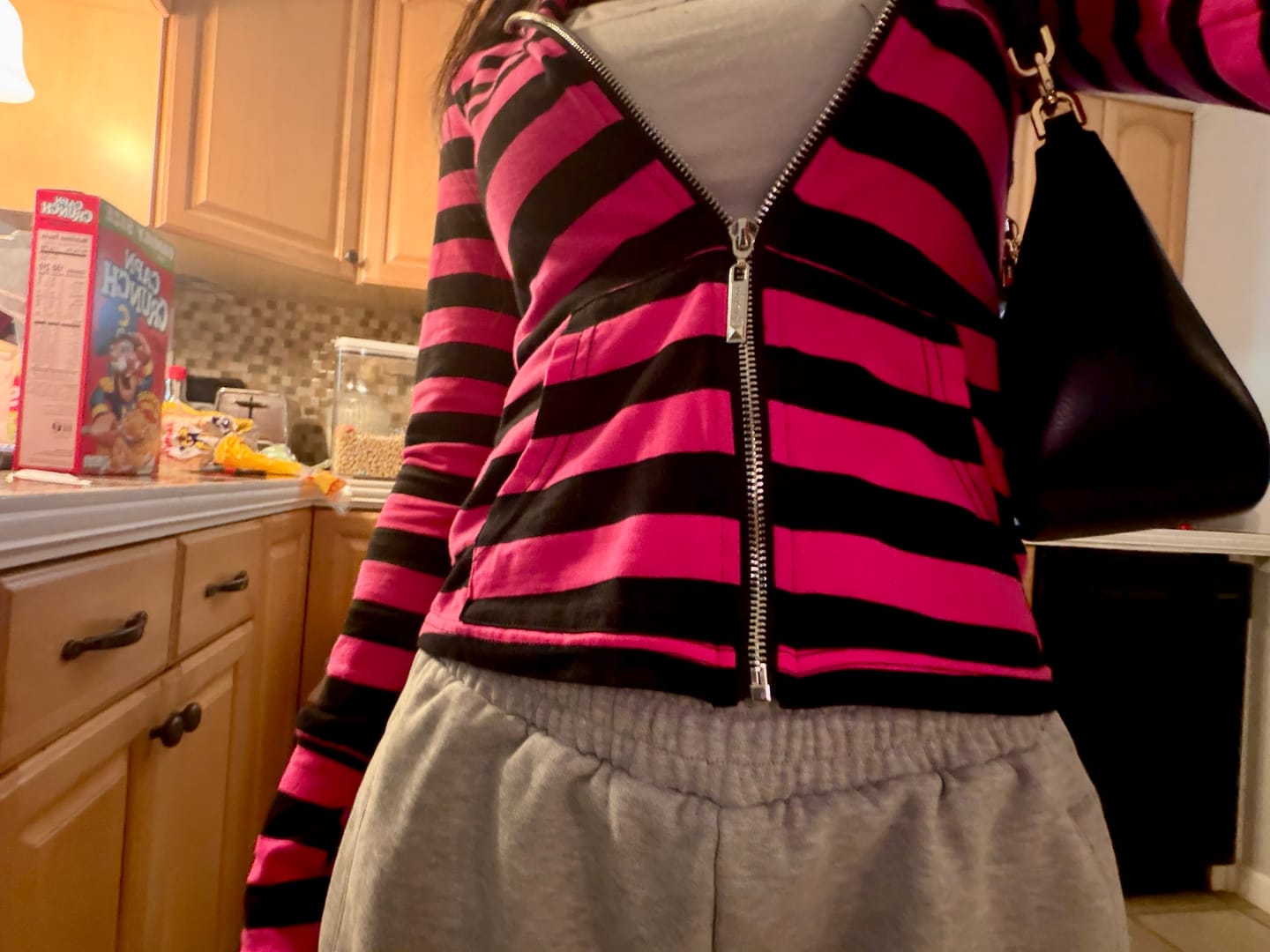 Customer photo review of Eclipse Zip Up - Pink