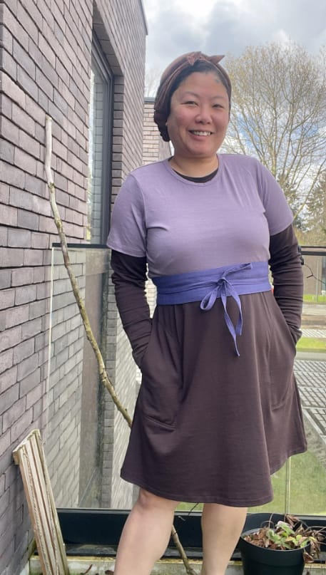 Customer photo review of NEW! Wool Obi Wrap Belt
