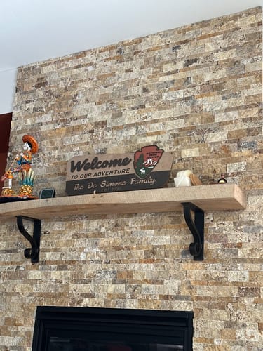Customer photo review of 3D National Park Service Family Name Welcome Sign (Moose Design)