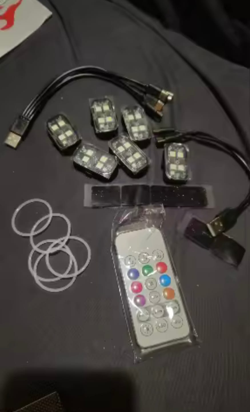 Customer photo review of Kit Premium Iluminación Ambiental LED RGB