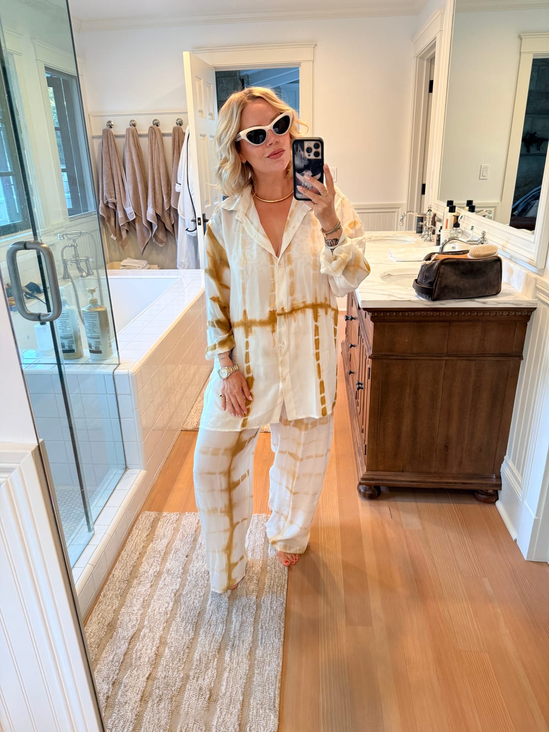 Customer photo review of SHIBORI SILK SET