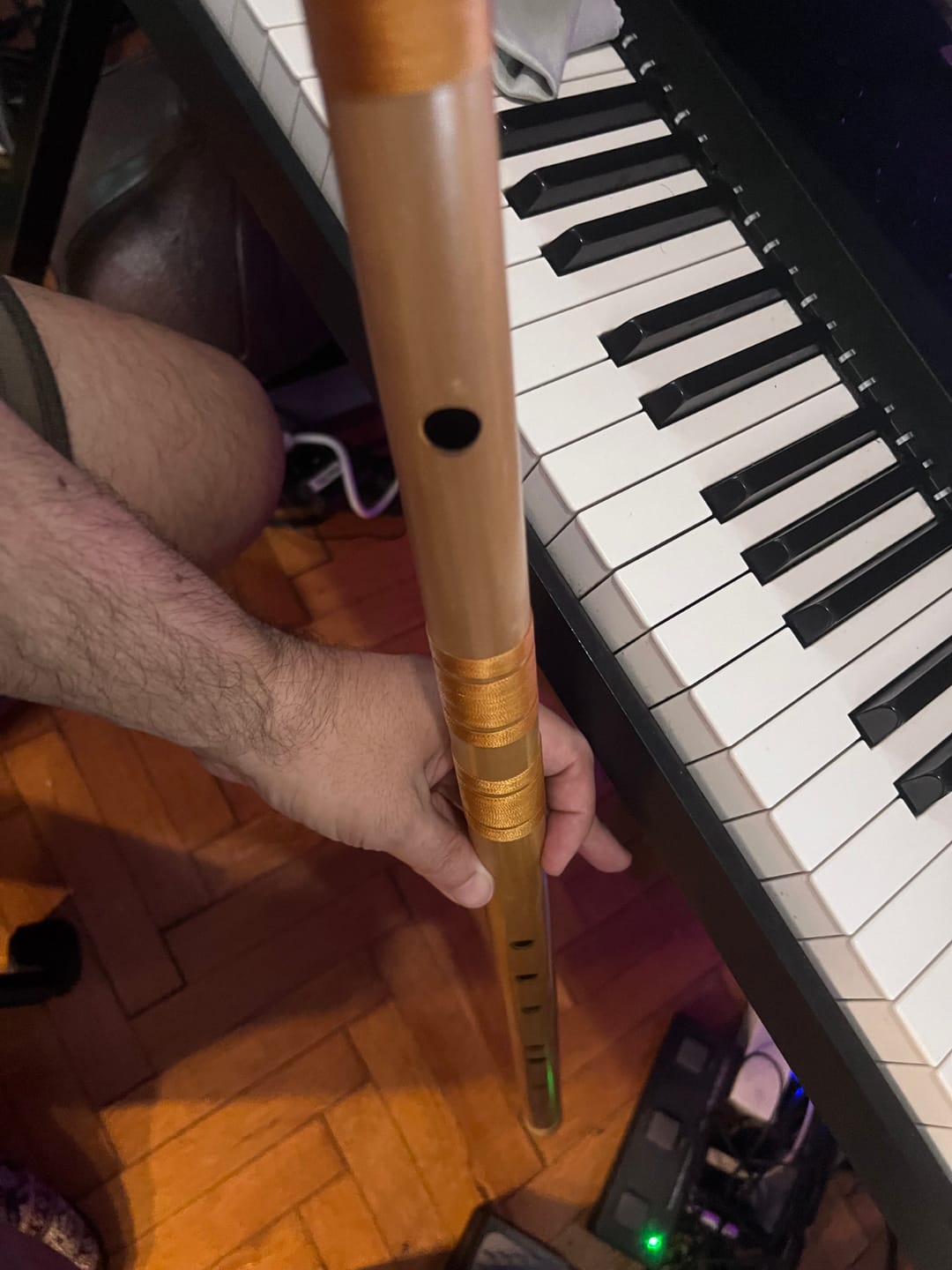 Customer photo review of E scale Bass Bansuri (Indian Bamboo Flute)