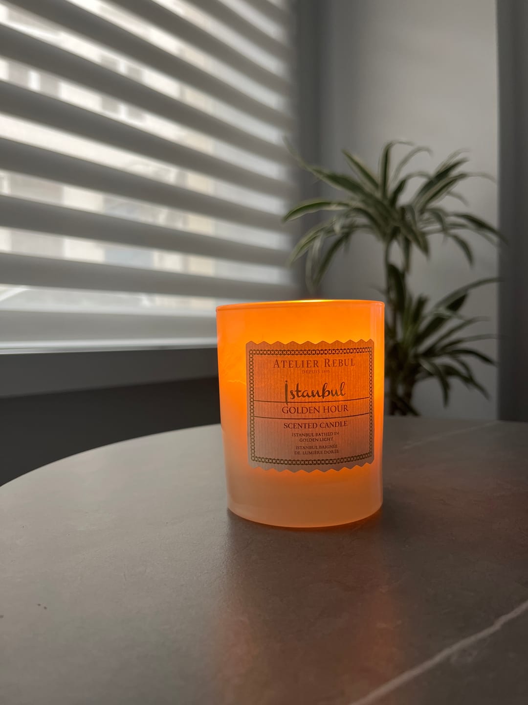 Customer photo review of Istanbul Golden Hour Geurkaars 210g