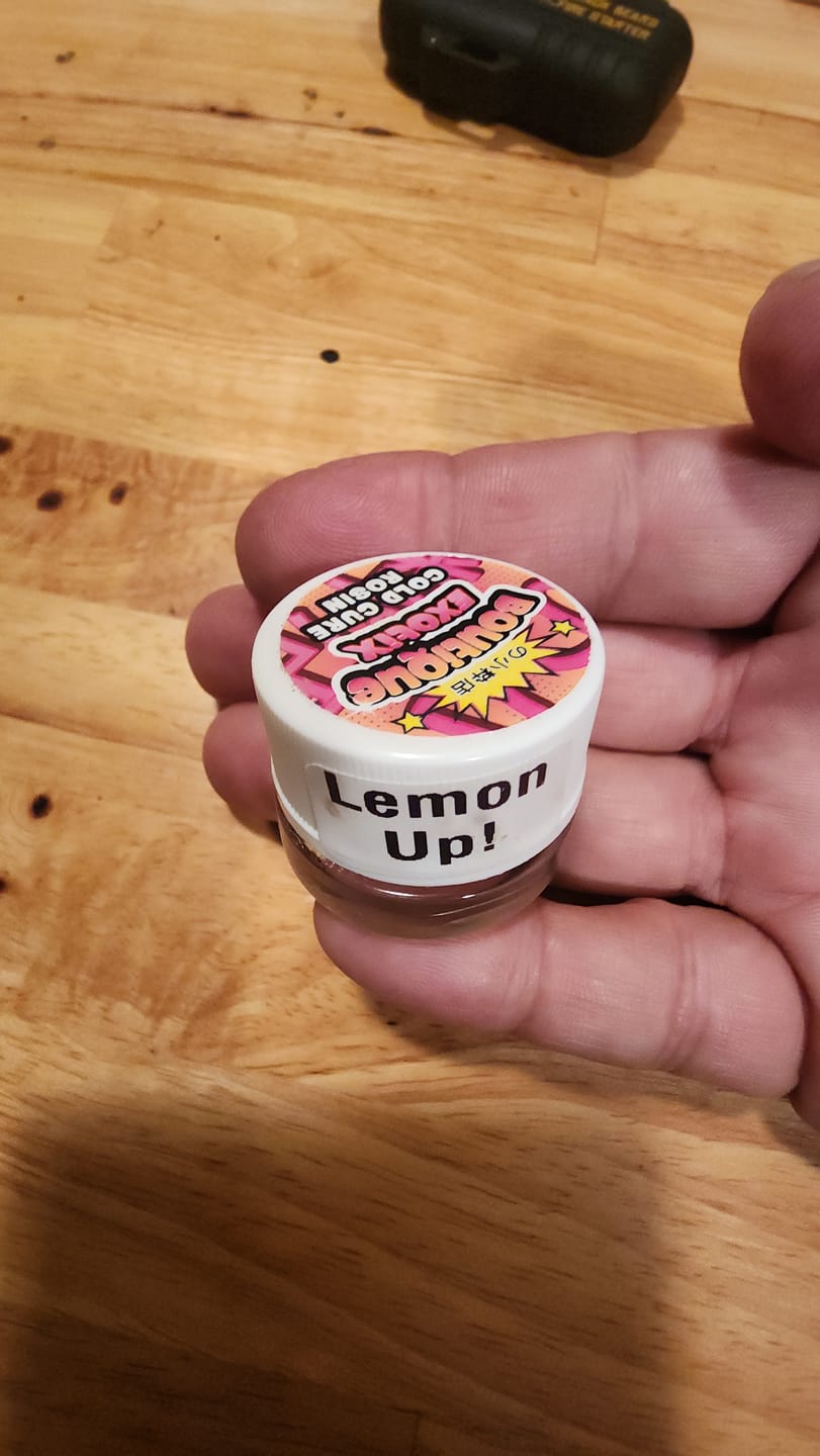 Customer photo review of Boutique Exotics - Cold Cure Rosin 1 Gram