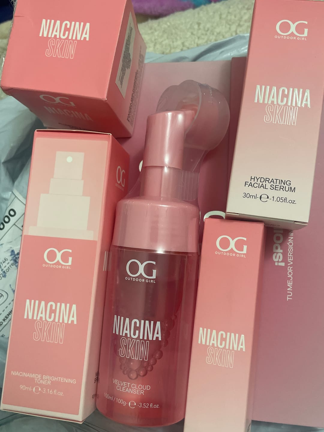 Customer photo review of KIT DE NIACINAMIDA X5 PRODUCTOS