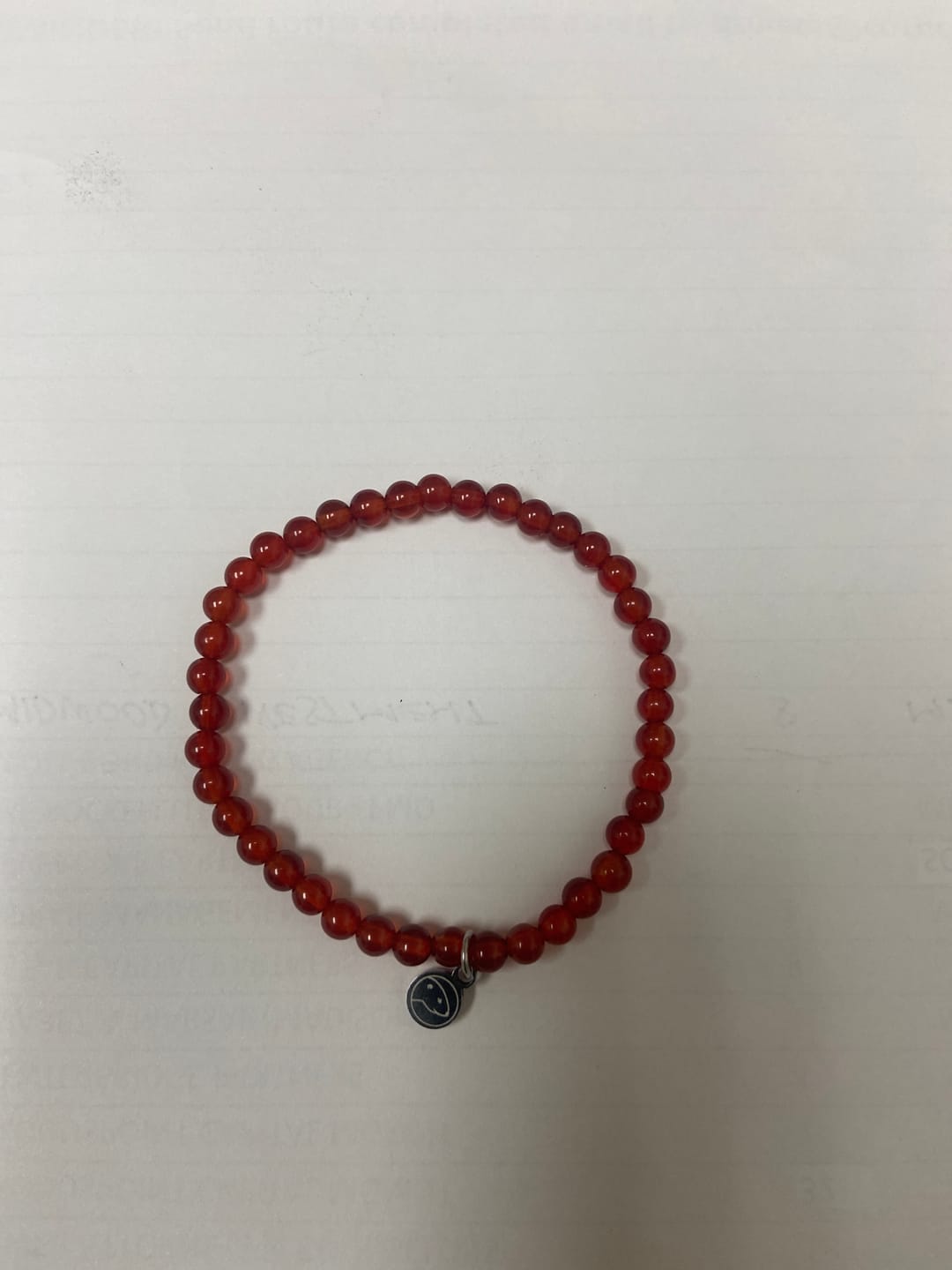 Customer photo review of Carnelian Bracelet Mini