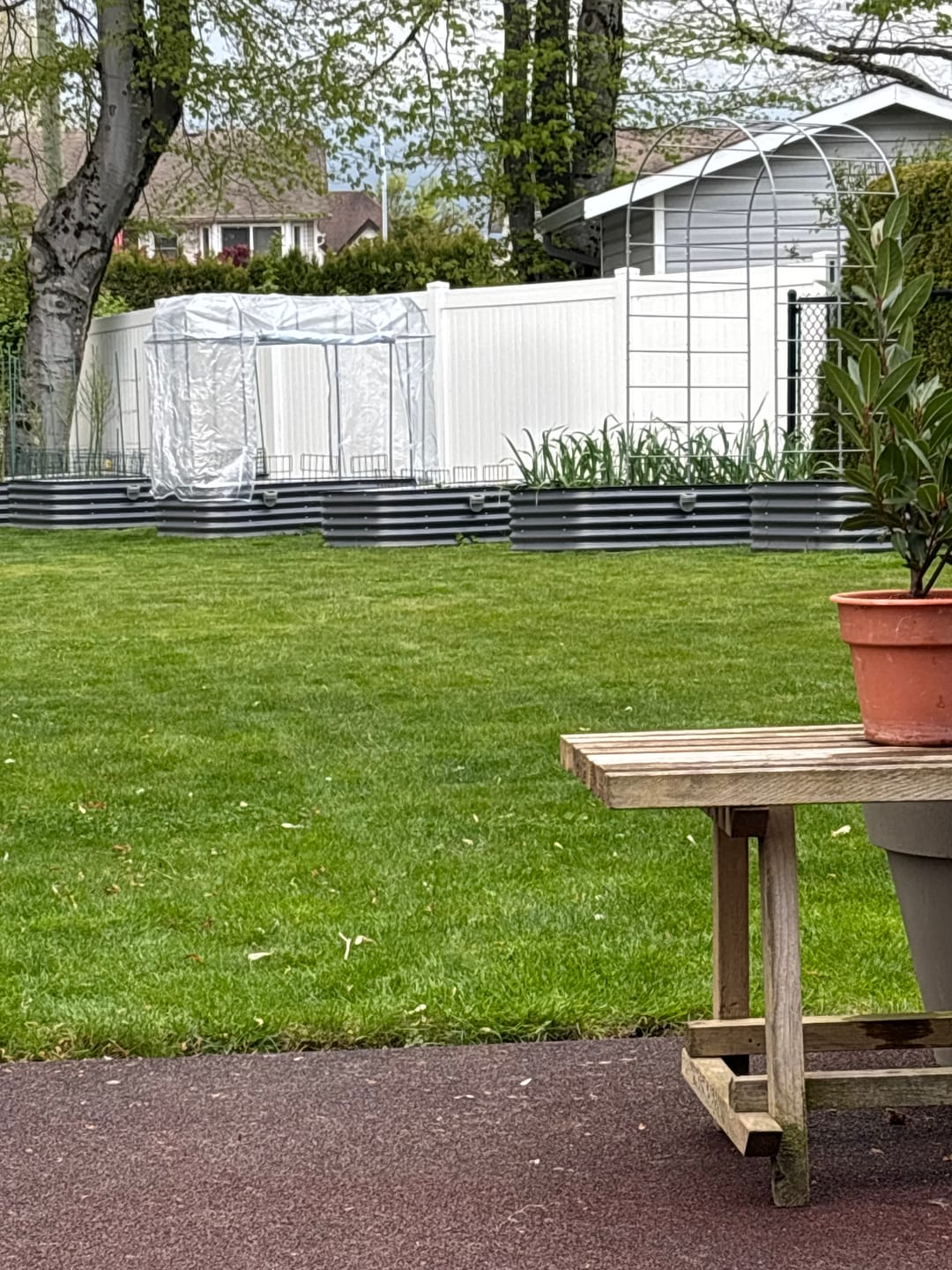 Customer photo review of Garden Cover System