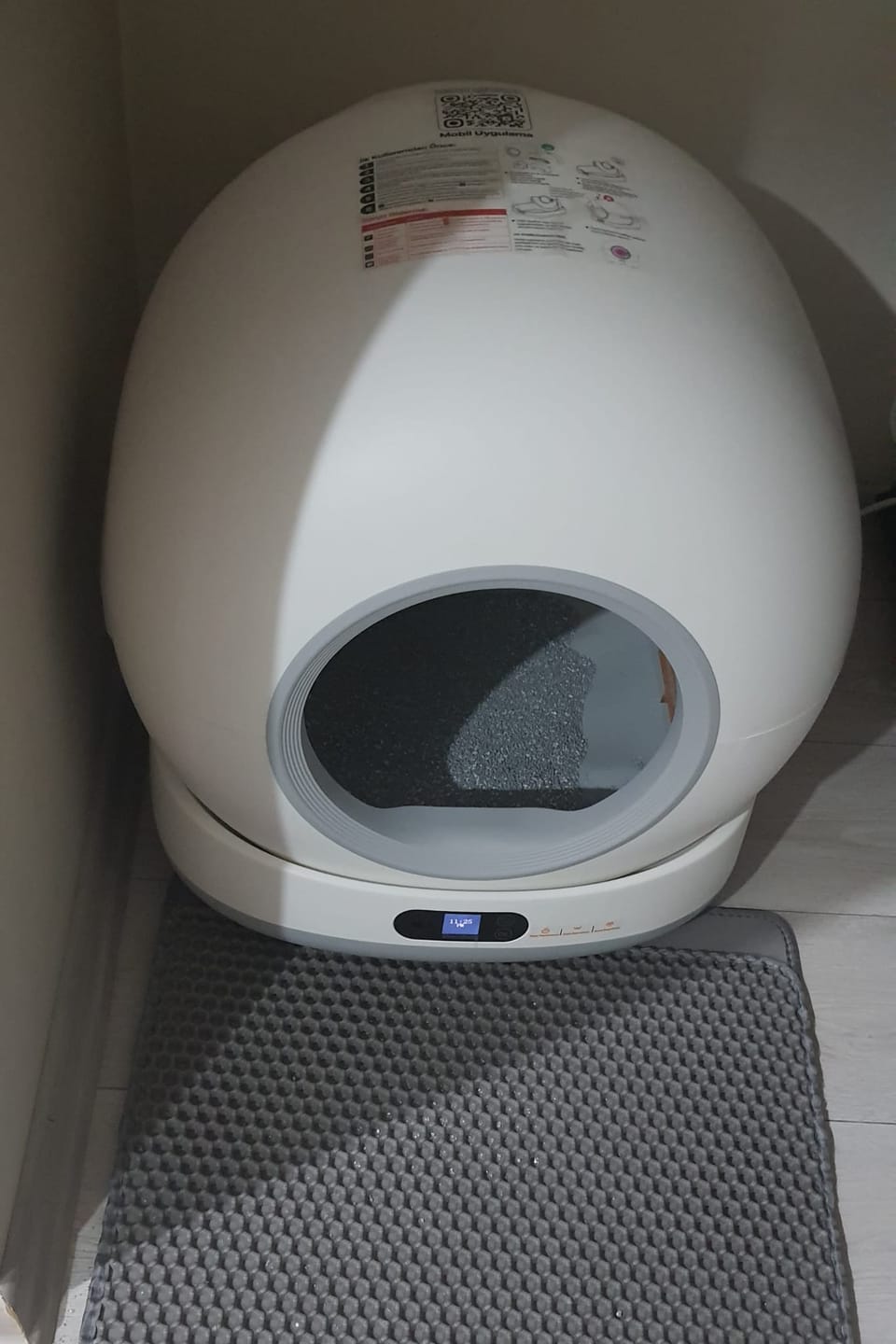Customer photo review of Otomatik Kedi Tuvaleti | 72L, 7L Atık Hazneli, UV, Wifi, Mobil Kontrol, Akıllı Kedi Tuvaleti (X8624)
