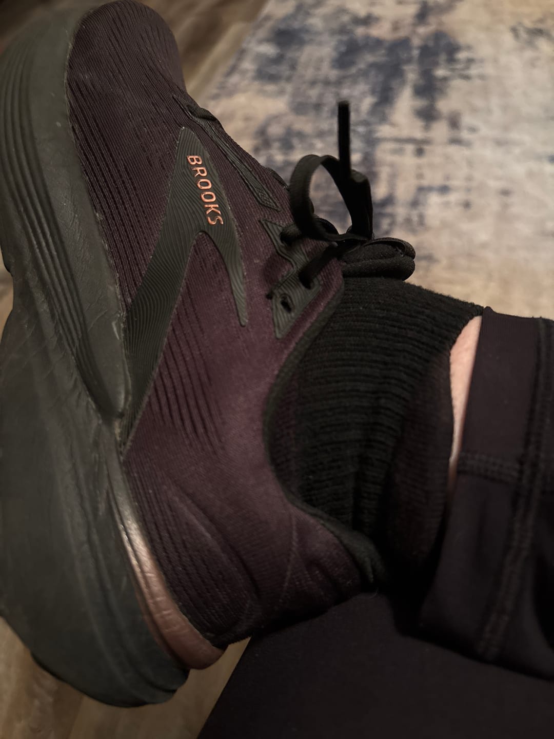 Customer photo review of Black Ankle Compression Socks 5-Pack Bundle