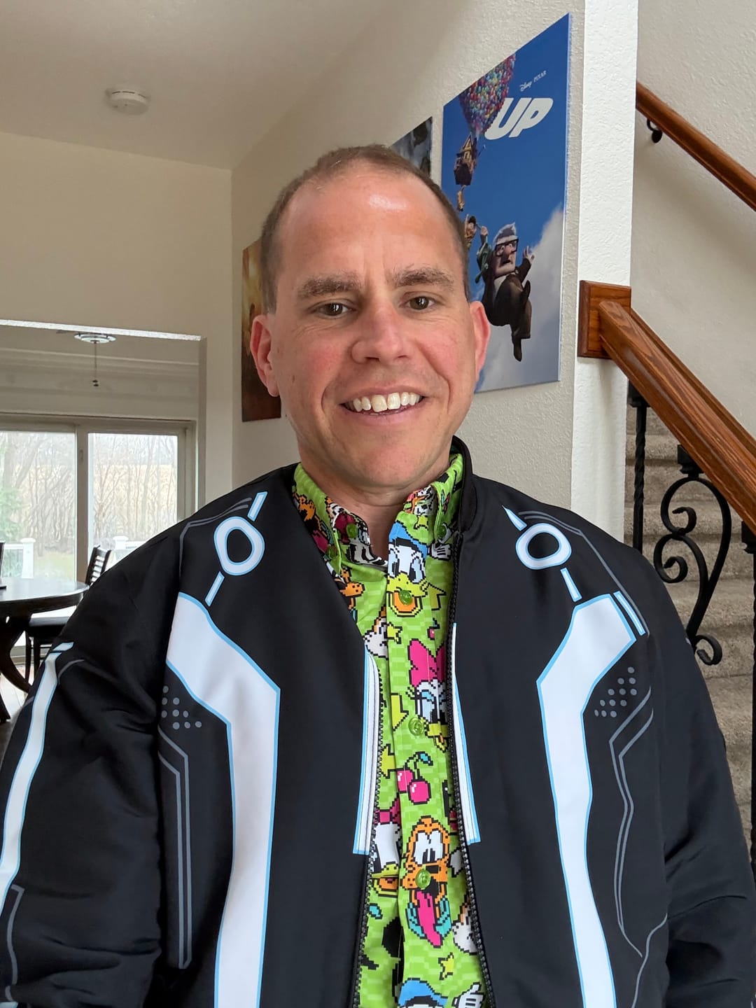 Customer photo review of Disney's Tron Legacy "Light Suit" – Reversible Bomber Jacket