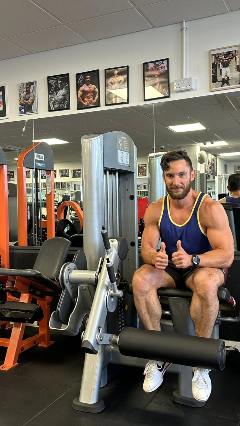 Customer photo review of Ringer Tank - Navy Yellow