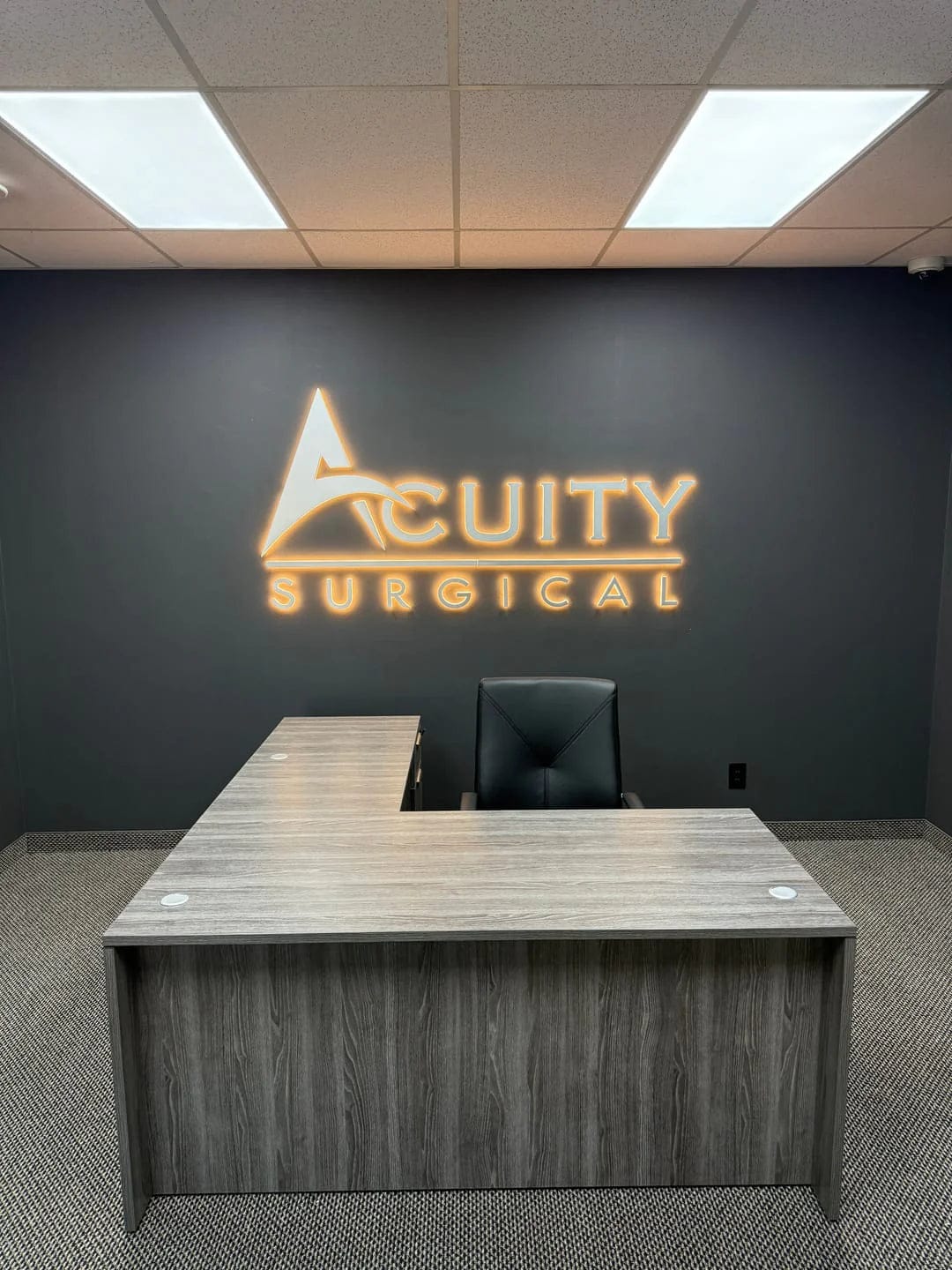 Customer photo review of Custom 3D Metal Backlit Sign For Rob