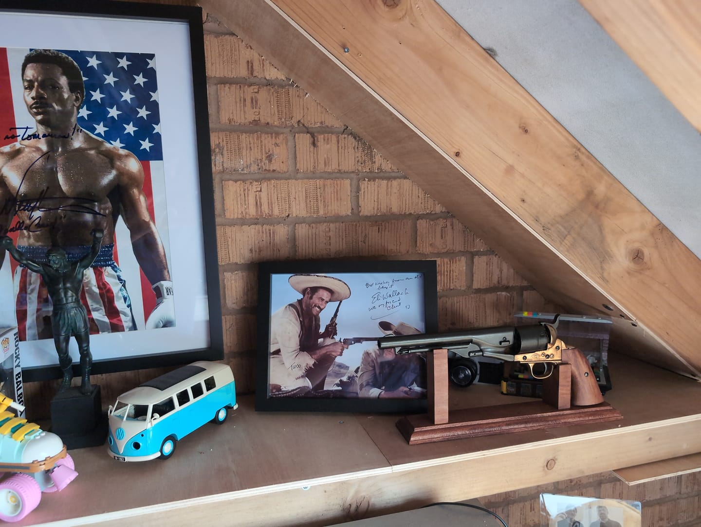 Customer photo review of Real Wood Revolver Display Stand