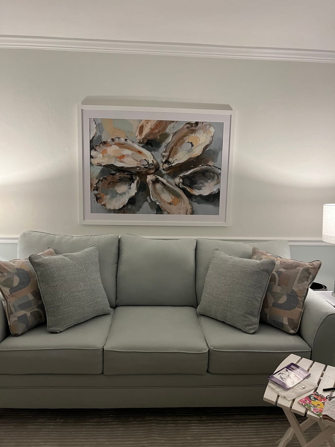 Customer photo review of Oyster Shells Painting No2