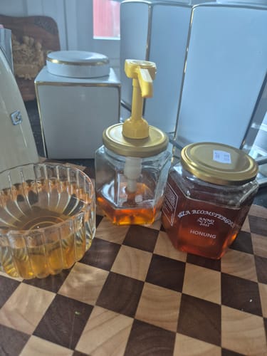Customer photo review of Flytande honung 2 kg (4×500 g) – Svensk RAW honung
