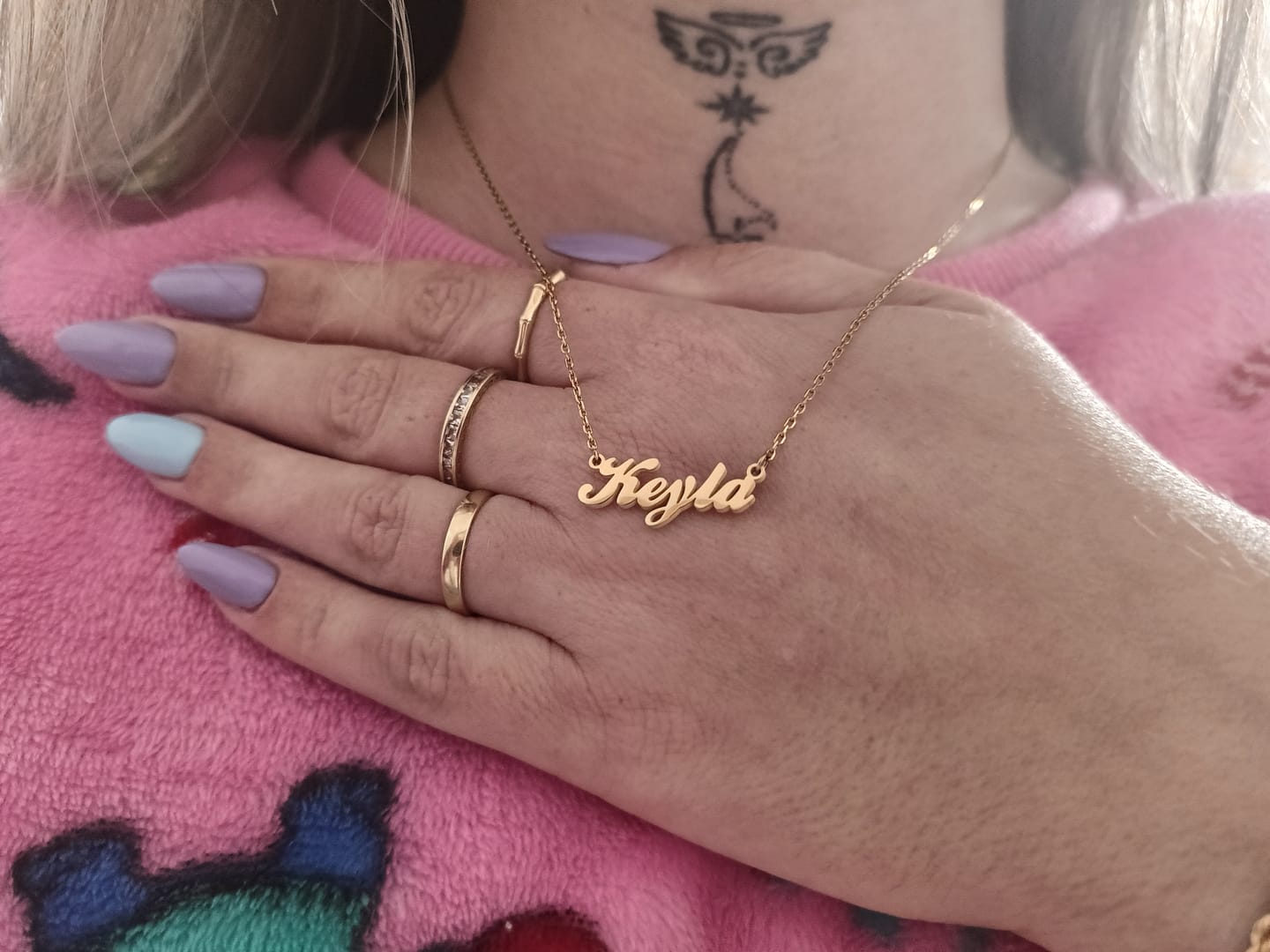 Customer photo review of Collar Nombre - Personalizado