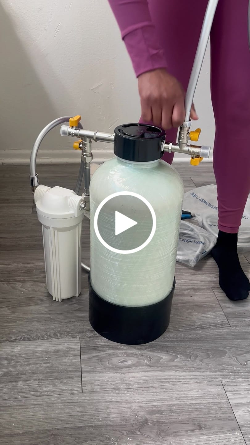 Customer video review of Shower Water Softener System