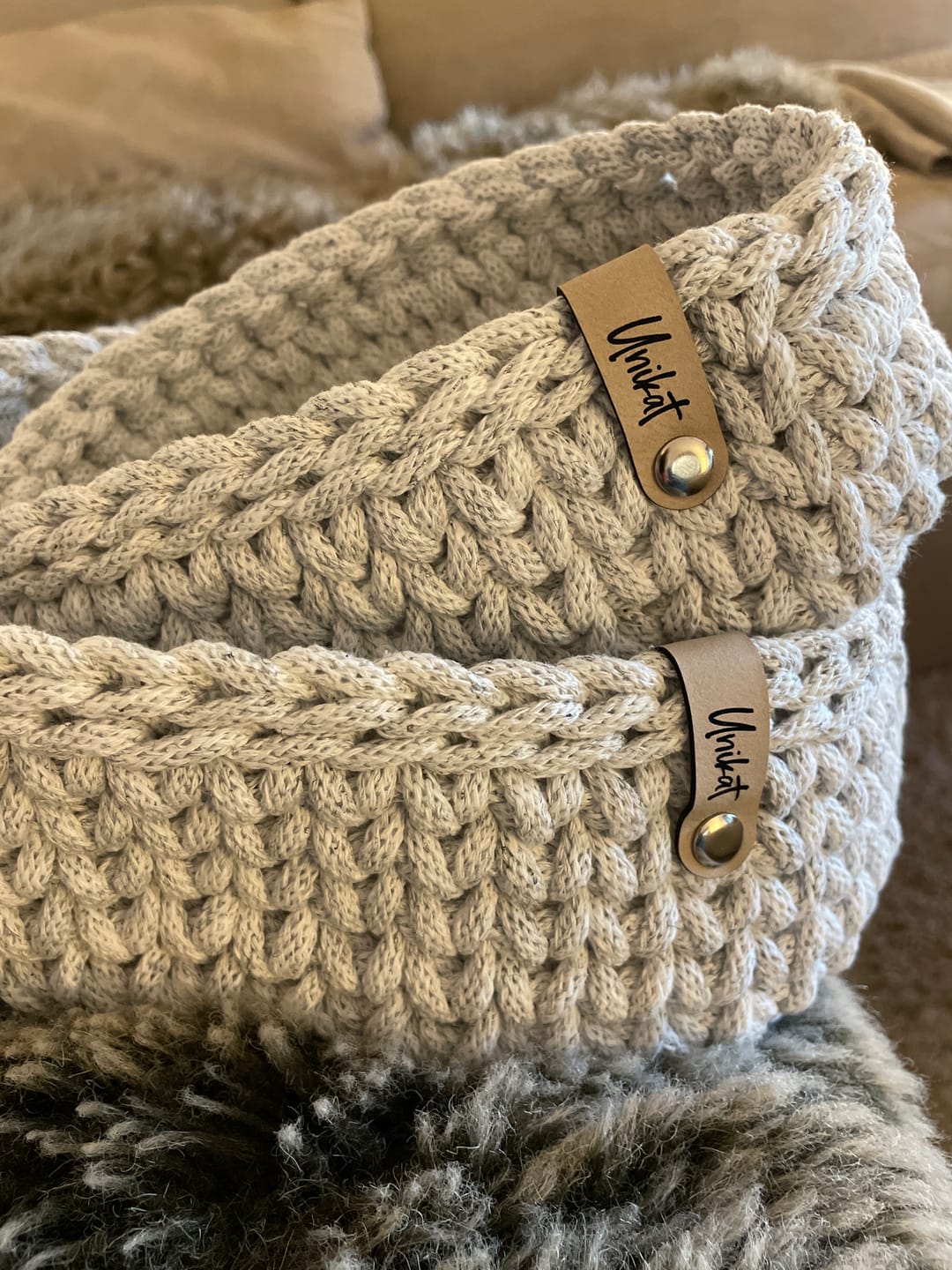 Customer photo review of Label-Set "Unikat"- Label aus Kunstleder - CS0017