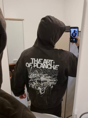 Customer photo review of Art Of Planche Zip Hoodie