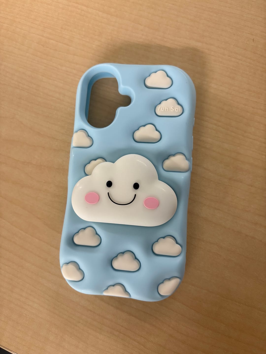 Customer photo review of Kawaii Cloud iPhone Case