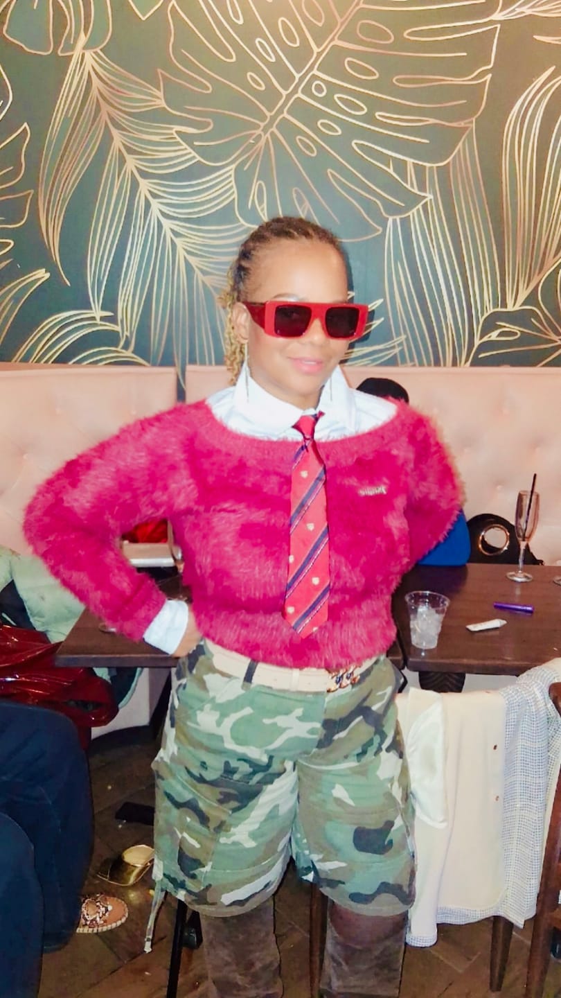 Customer photo review of Aelfric Eden Tie Two Layer Sweater