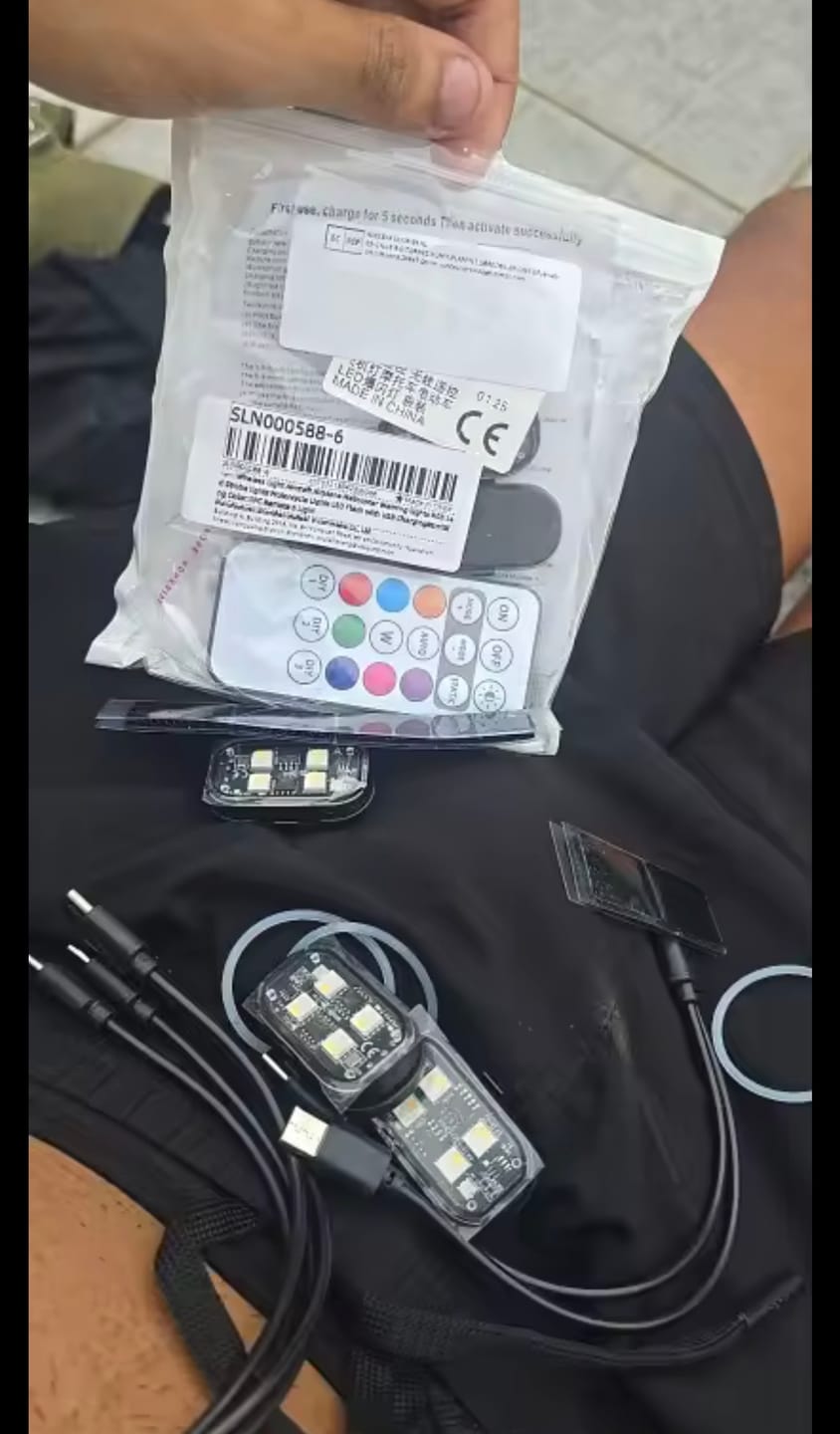 Customer photo review of Kit Premium Iluminación Ambiental LED RGB