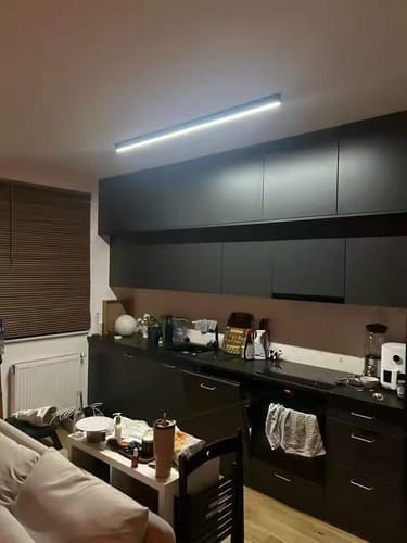 Customer photo review of WOMO Lineare LED Deckenleuchte Flur Lang Schmal Metall-WM1003
