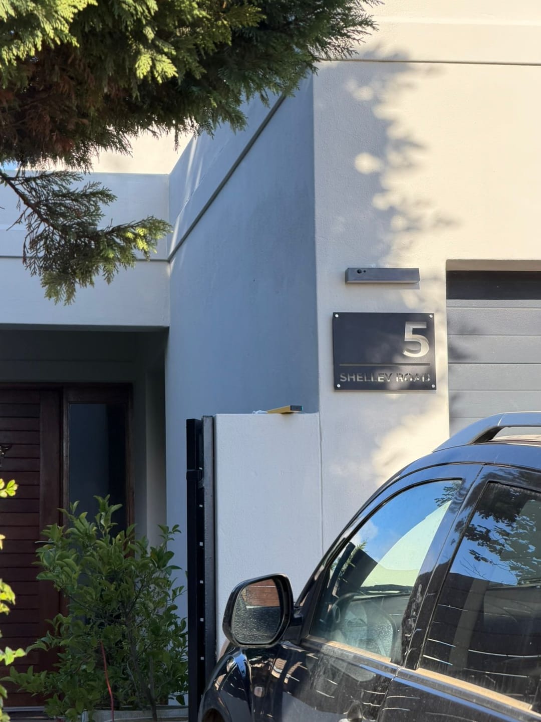 Customer photo review of The Urban Metal House Number