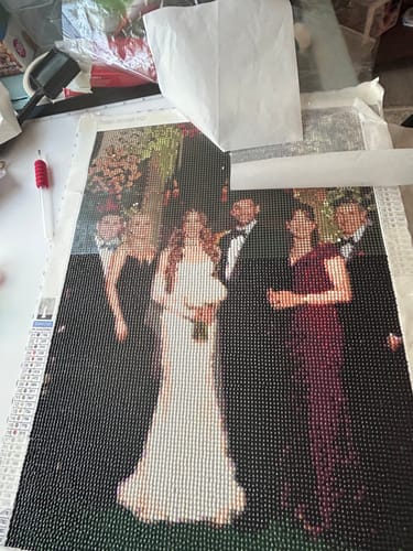 Customer photo review of Diamond Painting - Custom Photo