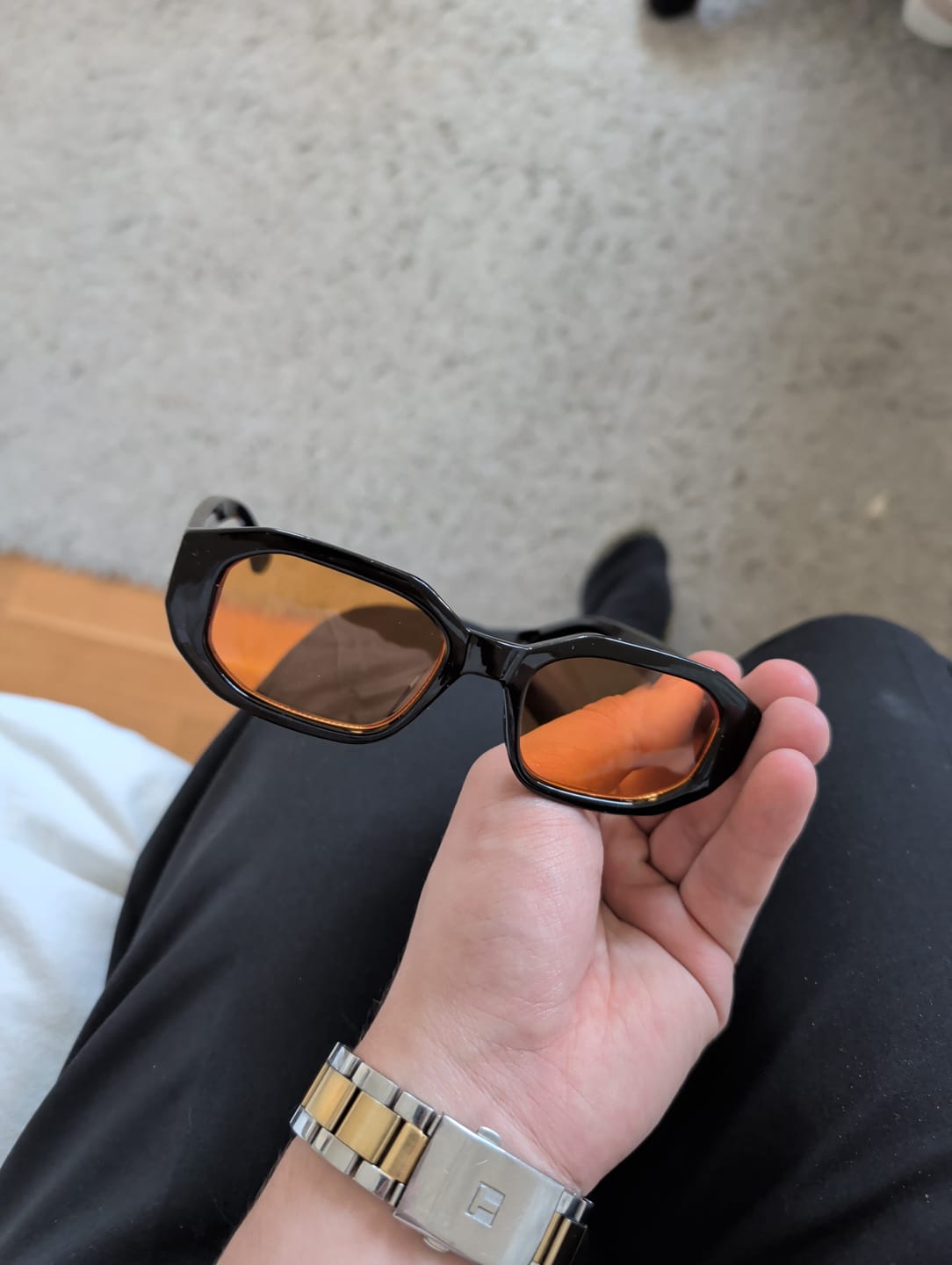 Customer photo review of BLOOD MOON BLUE LIGHT BLOCKERS