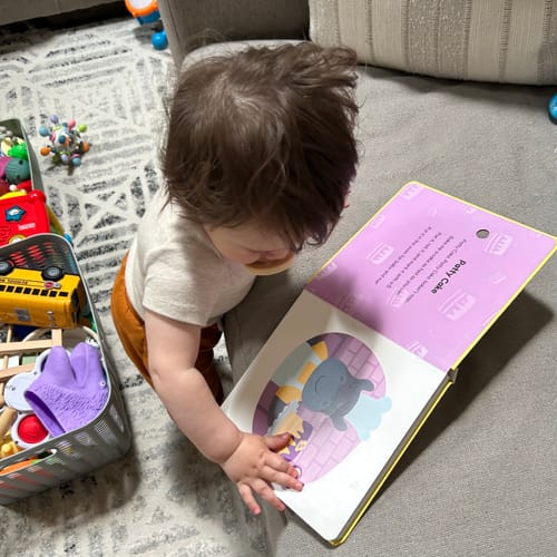 Customer photo review of Patty Cake Nursery Rhymes - Headphone Edition