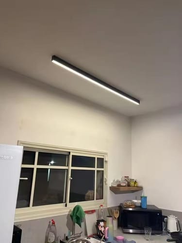Customer photo review of WOMO Lineare LED Deckenleuchte Flur Lang Schmal Metall-WM1003