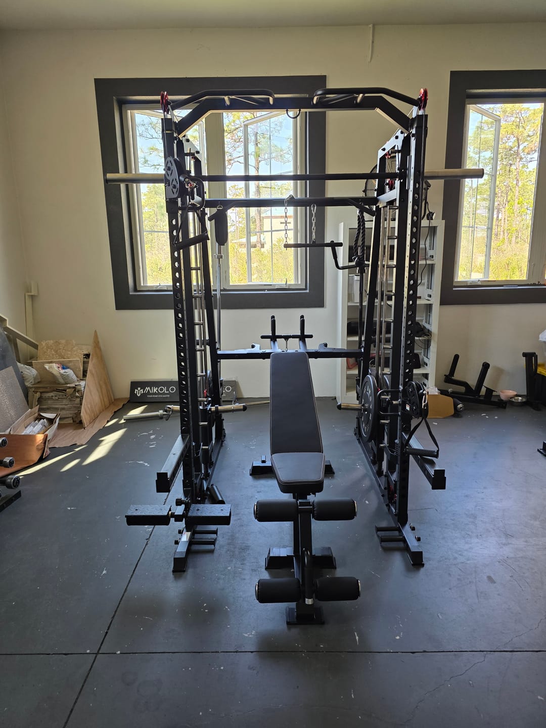Customer photo review of M4-2.0 Ultra All-In-One Functional Home Gym Smith Machine (UPGRADED)
