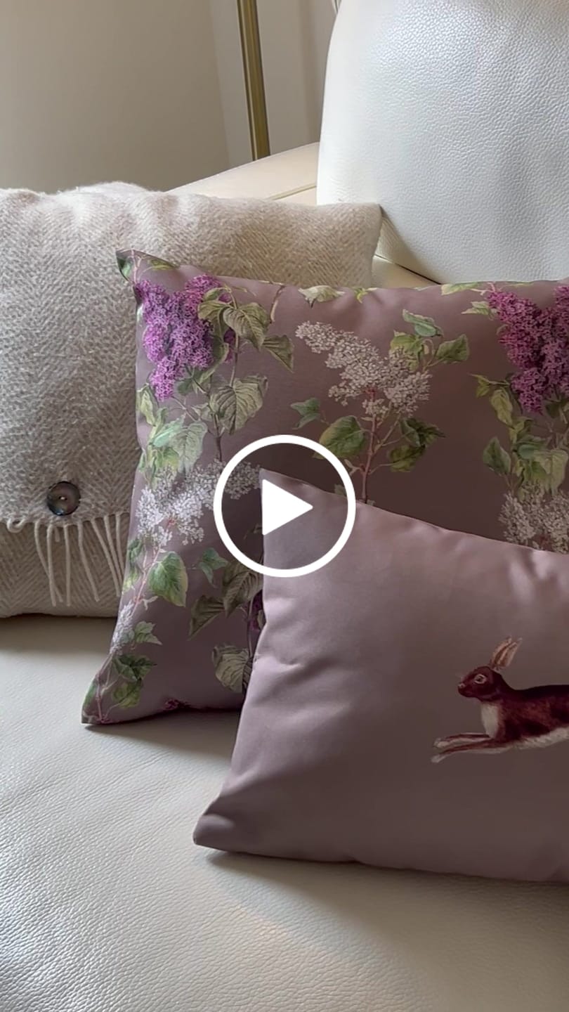 Customer video review of Outdoor Garden Waterproof Cushion - Evening Garden