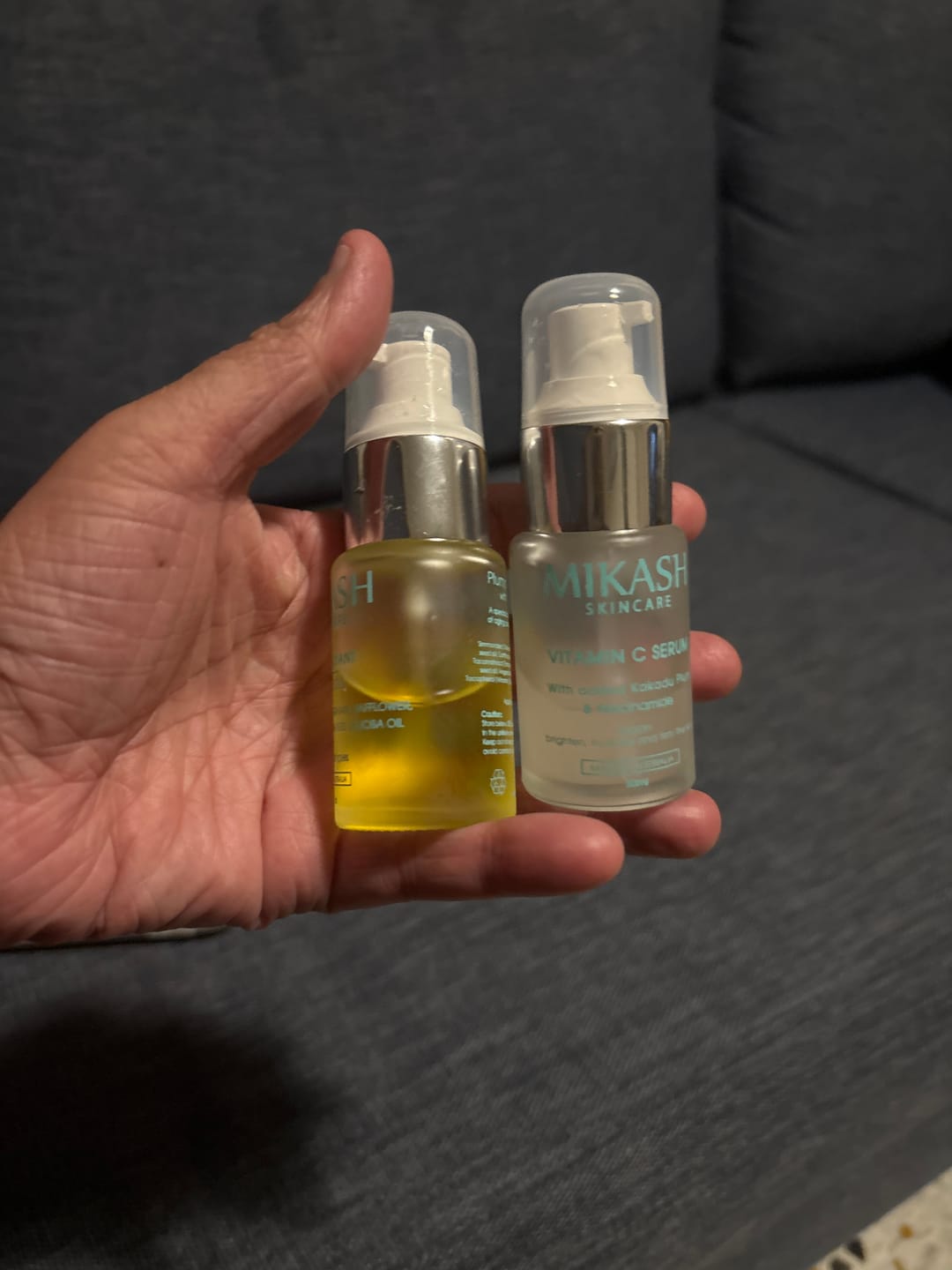 Customer photo review of I Am Radiant Face Oil