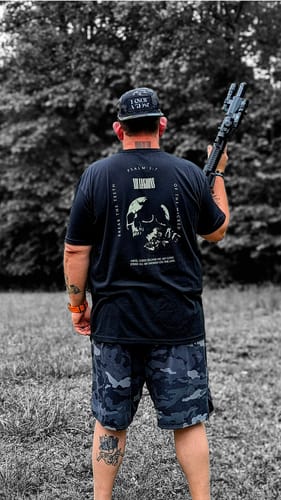 Customer photo review of PSALM 3:7 T-shirt