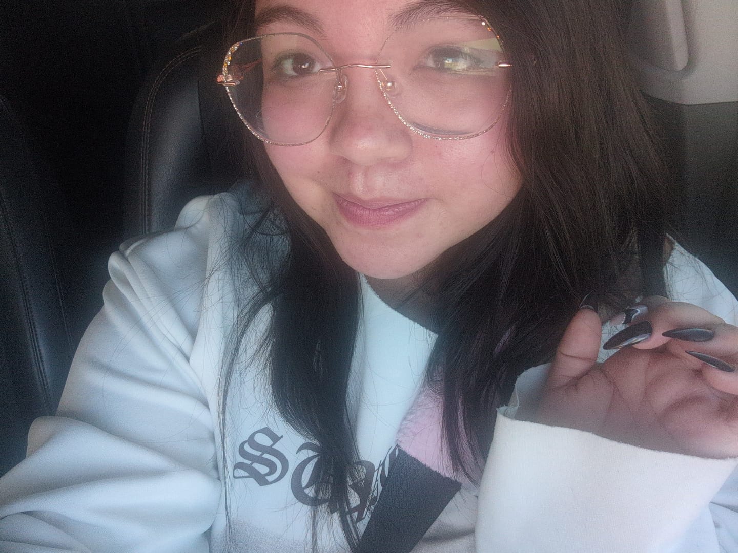 Customer photo review of Aria Eyeglasses