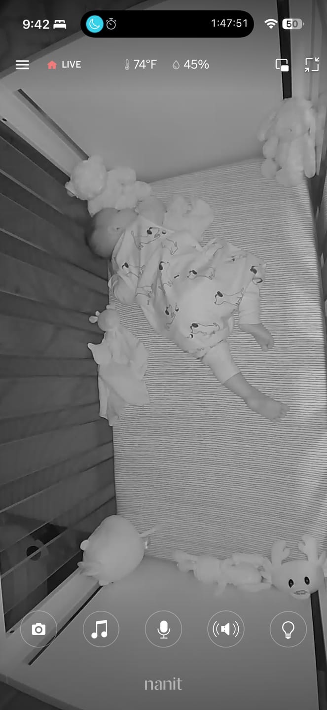 Customer photo review of 4 Season® Baby Sleep Bag with Feet, Merino Wool & Organic Cotton, Puppy