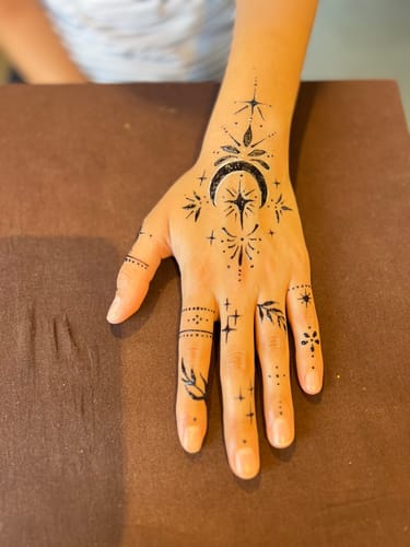 Customer photo review of 8 Ounce Bottle of Fresh Jagua tattoo Gel