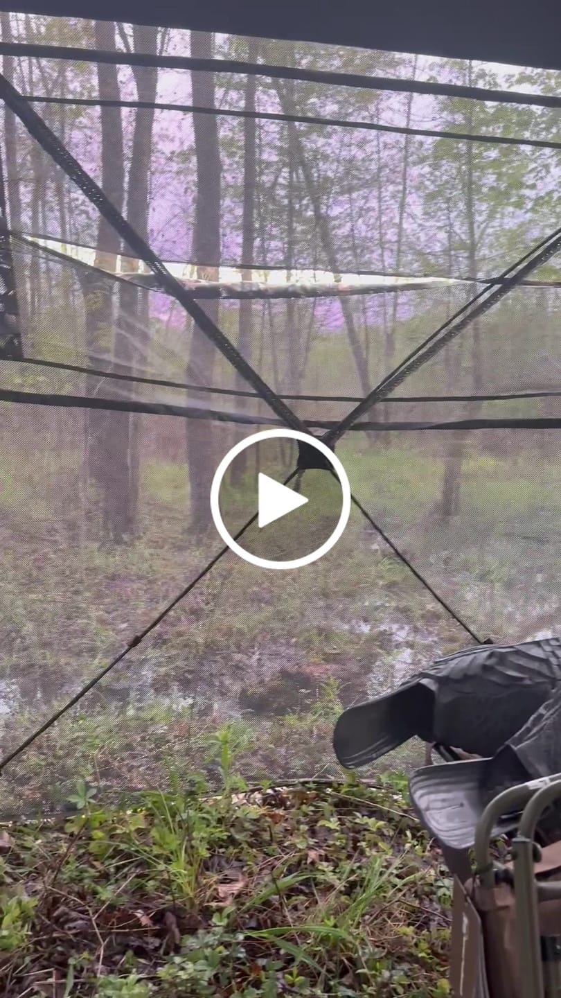 Customer video review of FLASH SALE VisX/VisMax 270 Degree Ground Blind | See-Through Duck Blind & Portable Pop-Up Deer Blind | Camouflage Hunting Blinds & Best Budget Ground Options